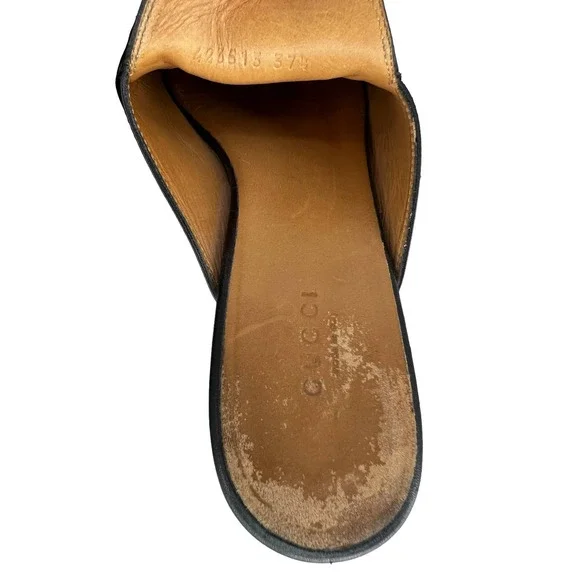 Gucci Princetown black leather bit loafer mules that fit like a 7 - Picture 7 of 9